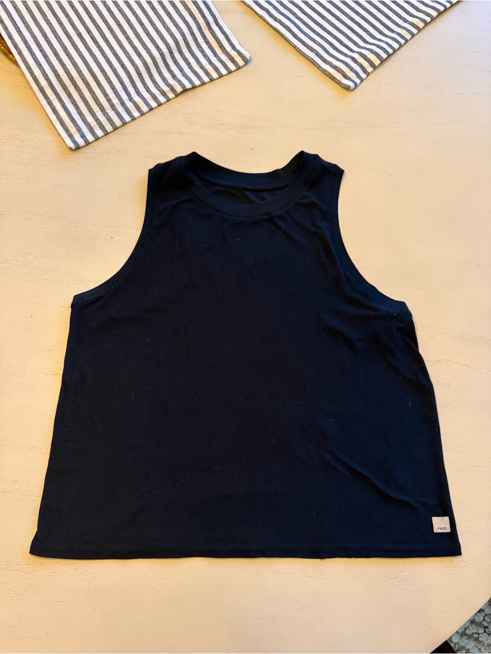 Vuori Muscle Tank in Black, M/L